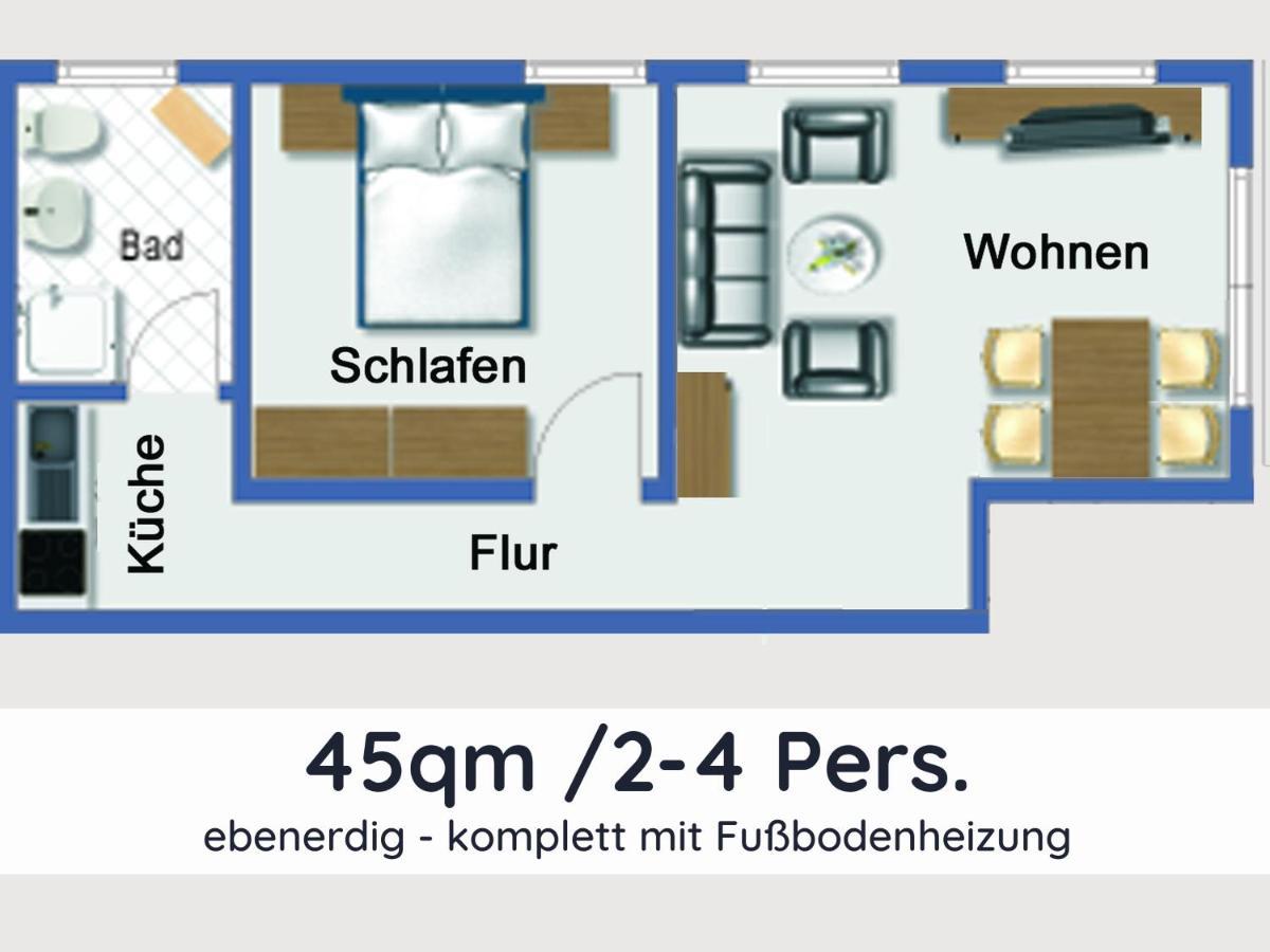 Der Fuchsbau - Fewo Lepetit - Im Sonnigen Harz - Hunde Willkommen - 100M Bis Zum Wald - Free Wlan Apartment Bad Sachsa Exterior photo